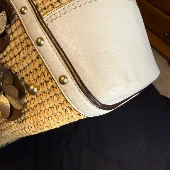 Coach Hampton Floral Applique Purse